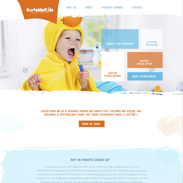 Kids Website Concept