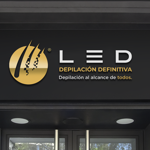 Diseño y Logo para Empresa de Depilación Definitiva Design by The Perfect Symbols