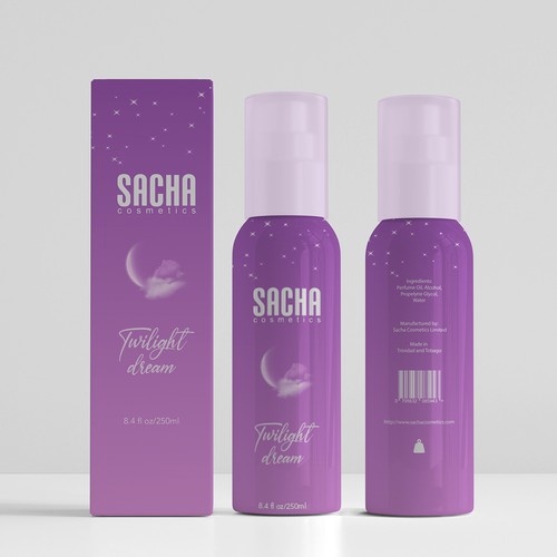 Sacha Body Mist Design by Ahtisham_ali