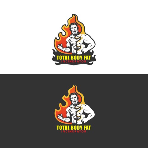 Design a custom logo to represent the state of Total Body Fat Incineration. Réalisé par irondah