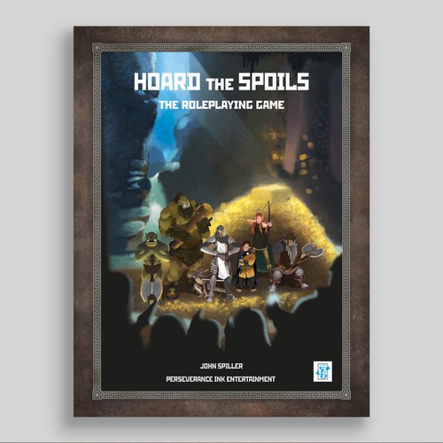 Hoard The Spoils Fantasy Role-playing game book cover Design by lynxS