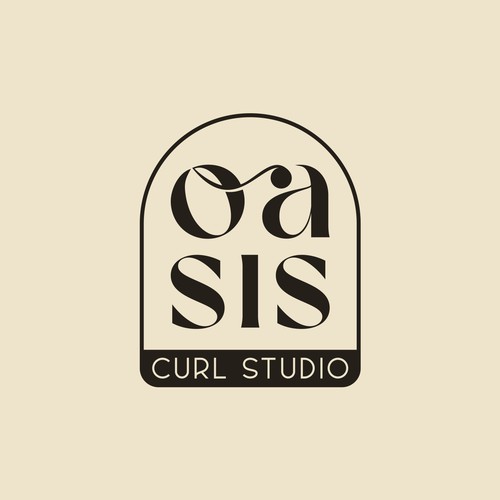 A logo for a curl studio that supports woman in feeling confident in their natural texture Design by perféctroll