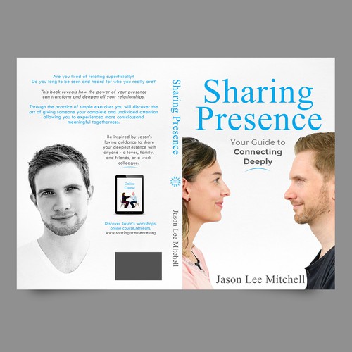 Mindfulness Book Cover on Sharing Presence Design by Yna