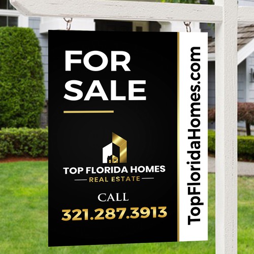 Yard Sign for Real Estate Brokerage Réalisé par radhekrishna