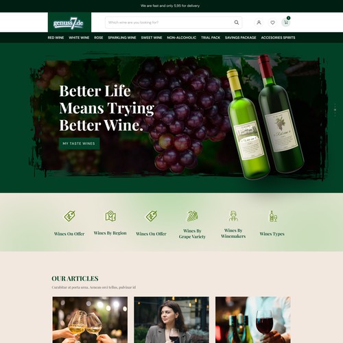 Web page design contest entry by WebNest™