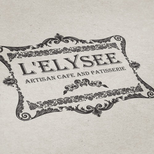 Create a classy logo for L'Elysee, a new artisan cafe and patisserie ...