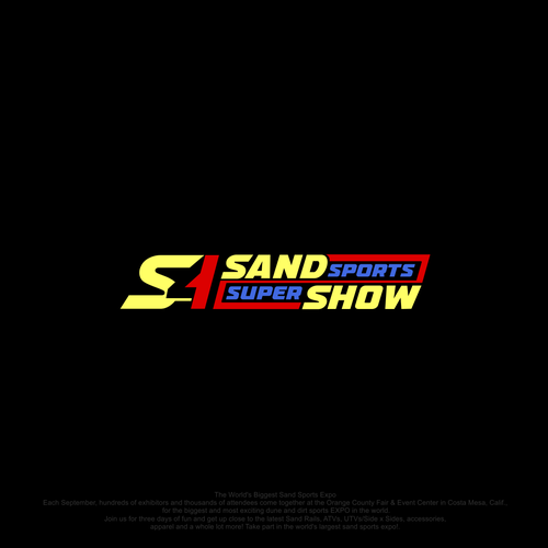 New Sand Sports Super Show Logo 2024 Design by javas_Tyo