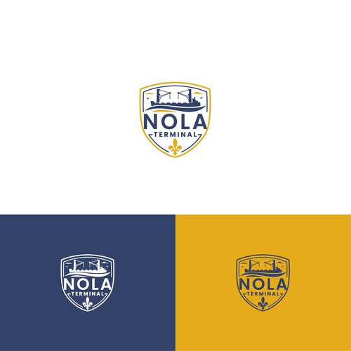 NOLA Terminal Logo Design by Nerio Designs