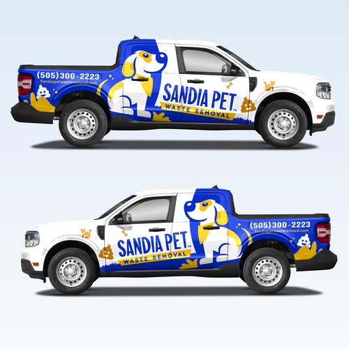 Half Wrap for business fleet vehicles Design by DuhaCreative