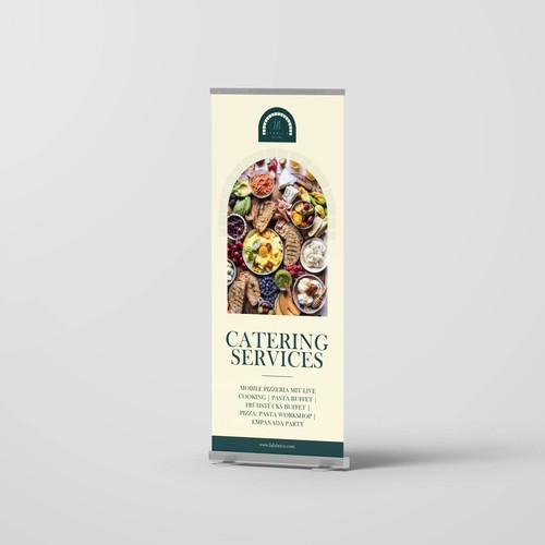 Roll-Up for special Catering Design von @rysmrn