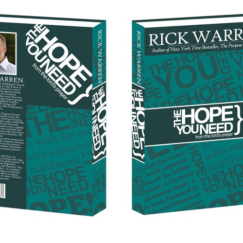 Design Rick Warren's New Book Cover Diseño de tom lancaster
