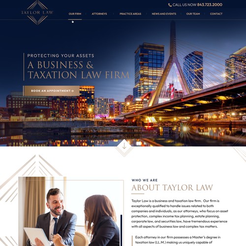 Taylow.Law Website and Software Platform Design by pb⚡️