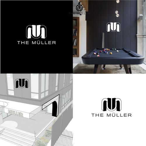 Want a challenge? Use the umlaut  - create a luxury logo for an apt building – The Müller Diseño de S.H Designs