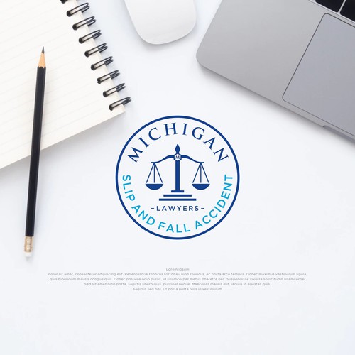 Help us create a brand for "Michigan Slip and Fall Lawyers" Design by masmuse