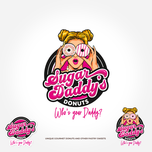 SUGAR DADDY DONUTS LOGO CONTEST Design by Trafalgar Law