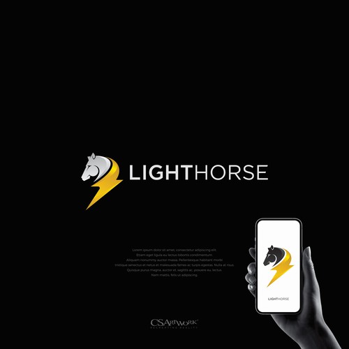 Light Horse Design by CSArtwork