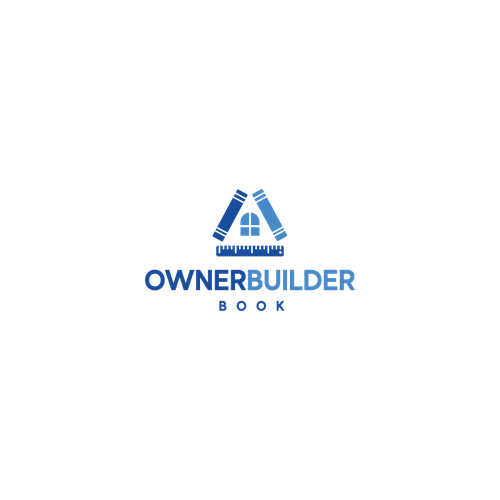 The New Owner Builder Book Logo Design by M851design