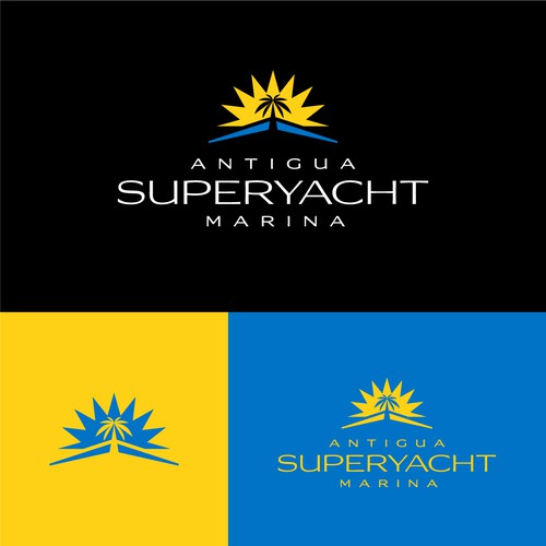 Logo for Antigua Superyacht Marina Design by harrysvellas