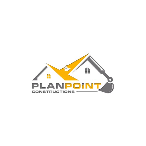 PlanPoint Construction Logo Needs A Remodel Design by Jazie