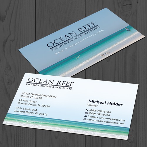 Design a fun, beach-inspired Business Card Design by TanLearn