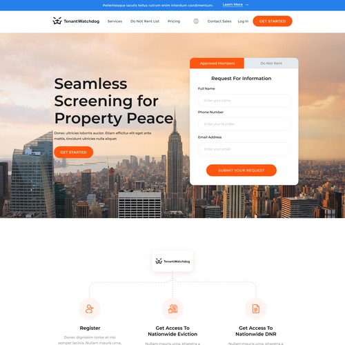 Eviction Website Design. Design by WebNest™