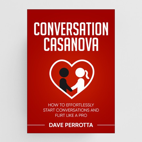 Powerful book cover for a top dating advice book for men Design by Aziel Design