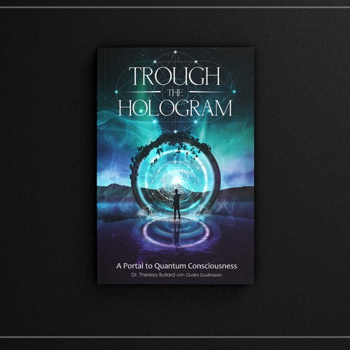 Futuristic Book Cover Design for Science & Spirituality Genre Réalisé par Broonson