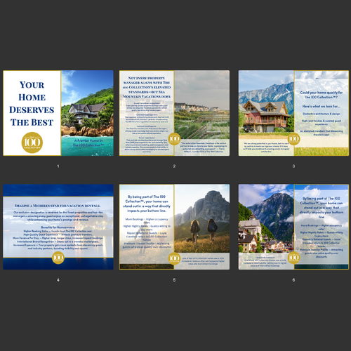 Brochure contest entry by Lindsay B Designs