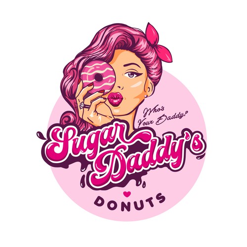 SUGAR DADDY DONUTS LOGO CONTEST Design by nindadian