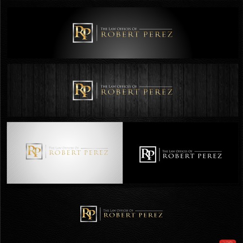 Logo for the Law Offices of Robert Perez Réalisé par NewestPixels