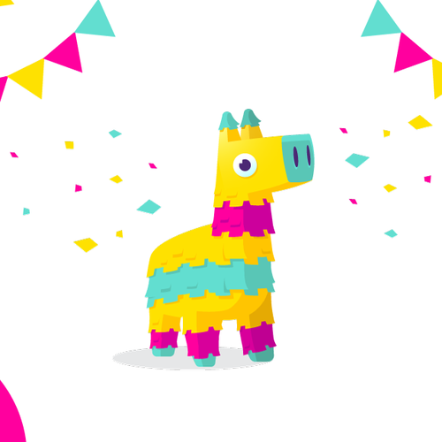 Adorable & Colorful Piñata Llama mascot! 🥳🎉🦙 Design by Frankyyy99