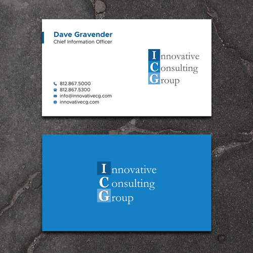 ICG Business Cards Design by boniamin