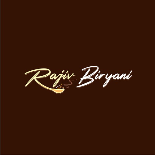 コンペ「Indian Food Cloud Kitchen Logo Design, Rajiv Biryani」のデザイン by mondalさん 