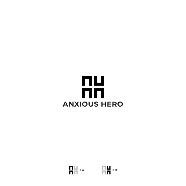 logo concept for anxious hero