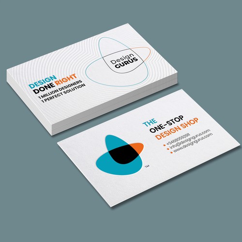 Business Card for DesignGurus.com Diseño de fastdesign86