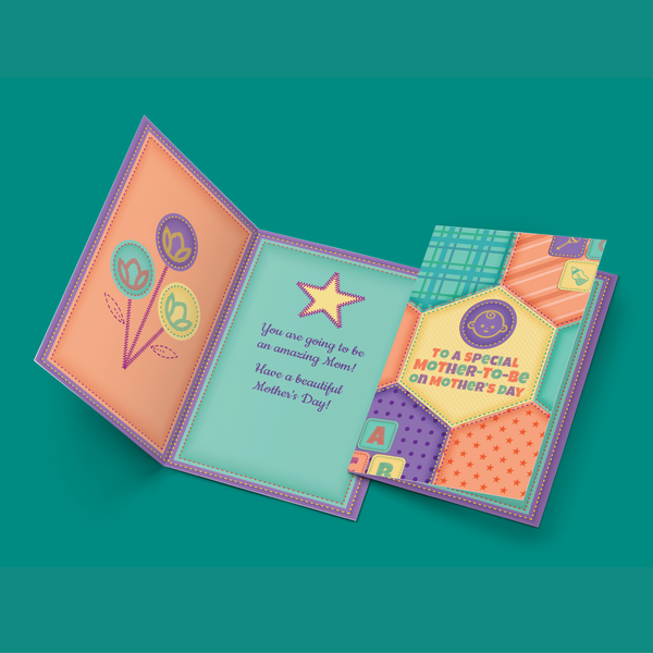 Diseño de Nat Herrera titulado "Mother's Day Card"