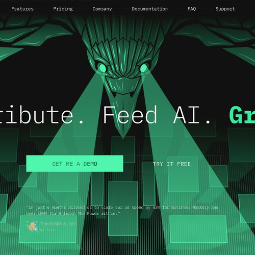 Designs | Mecha Raven GIANT Crazy Website Illustration (+Winner Gets ...