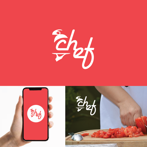 "CHEF": Food & Cooking Social Media Logo Design by Thsplt