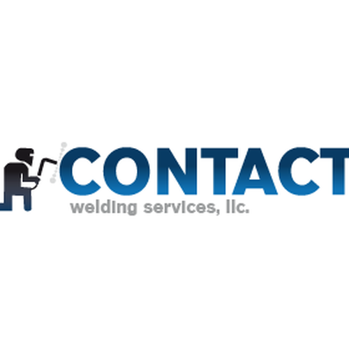 Logo design for company name CONTACT WELDING SERVICES,INC. Design by PrinciPiante