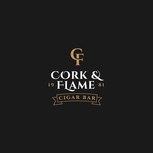 Design a Modern Cigar Bar logo with a touch of class Design by Artur Zherdetskii