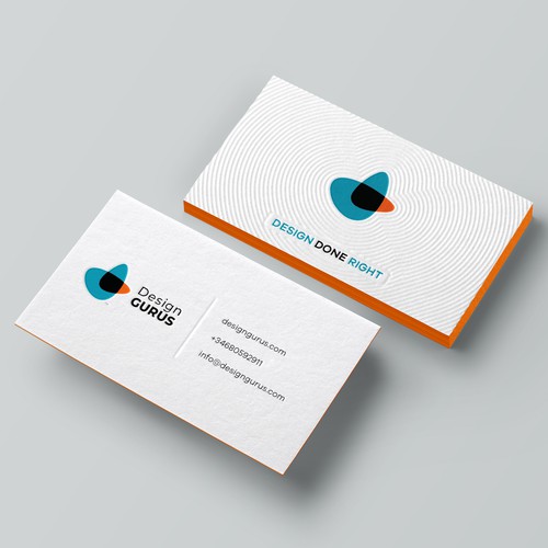 Business Card for DesignGurus.com Design by Birendra Chandra Das