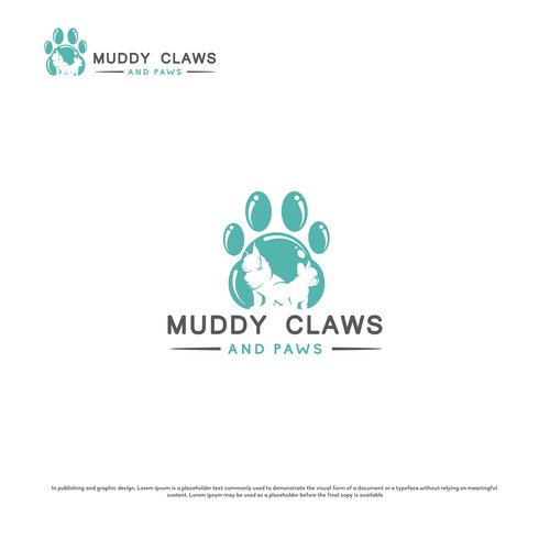 Muddy Paws and Claws Diseño de "I" Design