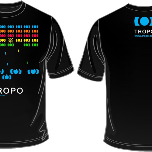 Funky shirt for Tropo - Voice and SMS APIs for developers Ontwerp door MBUK