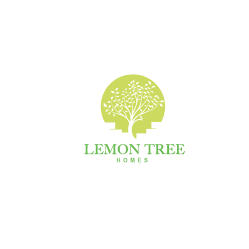Lemon Tree Houses Logo Folegandros Island Resort in Greece! Design by Outer Space Media
