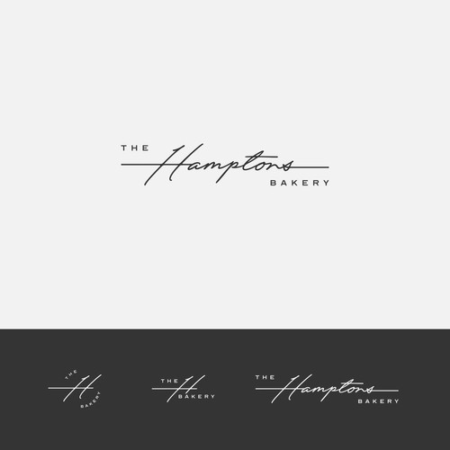 The Hamptons Bakery Logo Design by Andy Bana