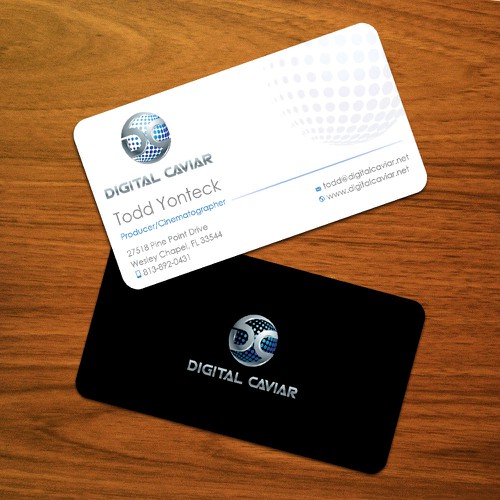 Create Business Cards for Digital Caviar Design by Zayden
