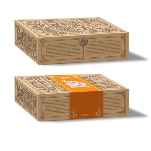 Design An Interesting Retail Vintage Candy Box / Subscription Candy Box!  (non gender or age specific, see details) Design by gcsgcs