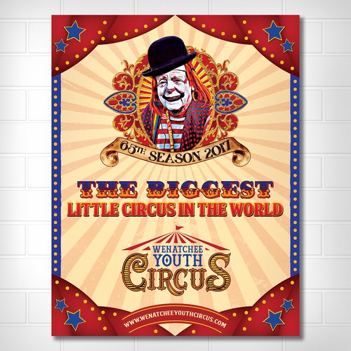 Circus Program Cover Diseño de Frieta