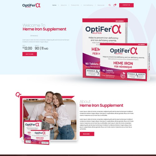 Designs | Website redesign of a pharmaceutical brand | Web page design ...