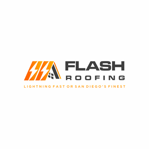 Compete to create a logo for Flash Roofing! Design by Viralika